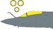 Mask Buccaneer S2D Canopy and wheels TFace  (Trumpeter) ex1191