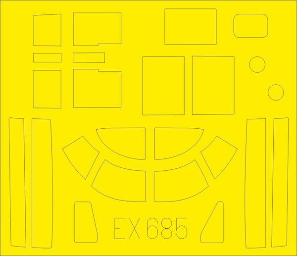 Mask Douglas A26B Invader (ICM) ex685