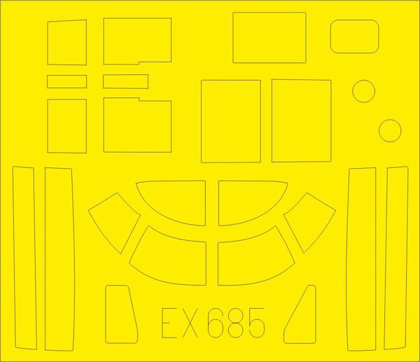 Mask Douglas A26B Invader (ICM)  ex685