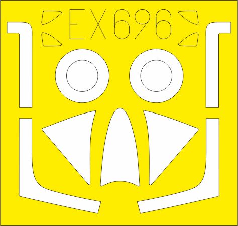 Mask Hawker Hunter F4/F5 (Airfix) EX696