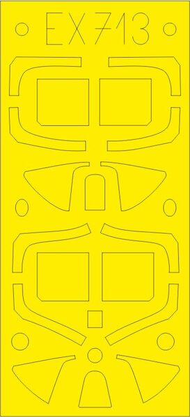 Mask Supermarine Spitfire MKI (Eduard) EX713