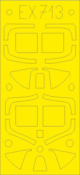 Mask Supermarine Spitfire MKI (Eduard)  EX713