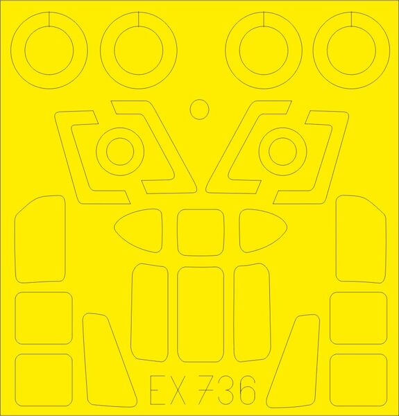 Mask Sikorsky HH34J (Trumpeter) EX736