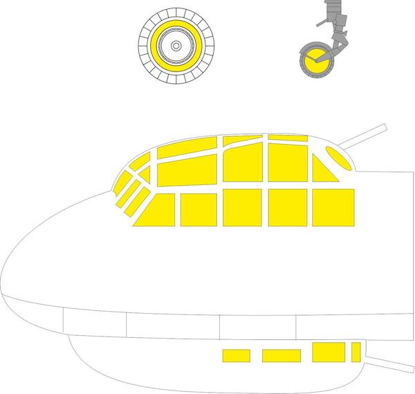 Mask Junkers Ju88C-6  T-FACE (ICM)  EX760