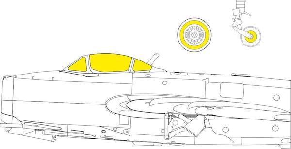 Mask Mikoyan MiG15Bis TFace (Bronco / Hobby boss)  EX776