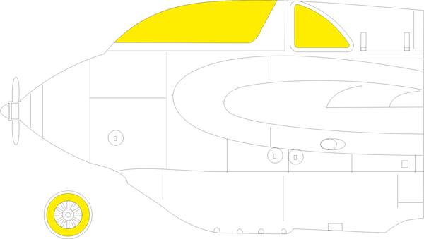 Mask Messerschmitt Me163B TFace (Gaspatch) EX795