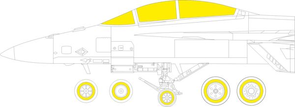 Mask EA18G Growler TFace (Hobby Boss)  EX855