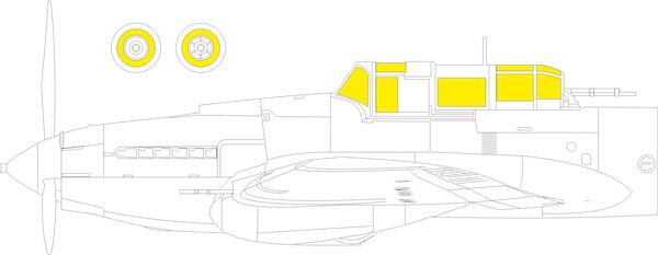 Mask Ilyushin IL2 Mod.1943 TFace (Zvezda)  EX857