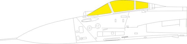 Mask Sukhoi Su27K Sea Flanker (Minibase) EX872