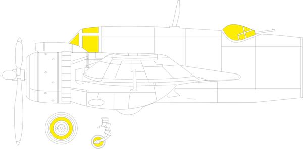 Mask Beaufighter MKX TFace (Tamiya) EX875