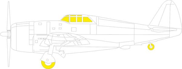 Mask Republic P47D Thunderbolt Razorback TFace (Tamiya)  EX881