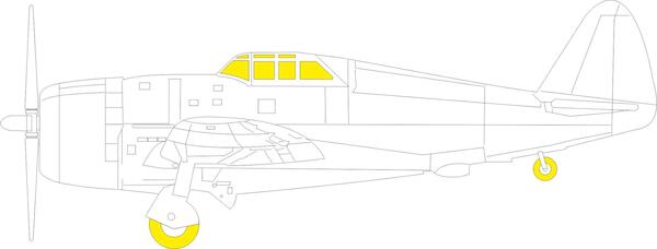Mask Republic P47D Thunderbolt Razorback TFace (Tamiya) EX881