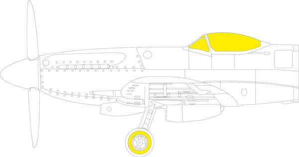 Mask Spitfire F MKXVIII (Airfix)  EX885