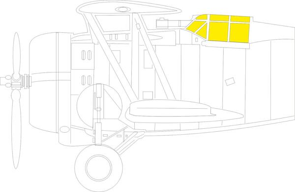 Mask  Grumman F3F Zvezda (Academy, Accurate)  EX892