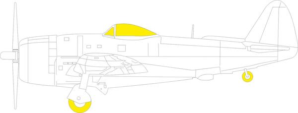 Mask Republic P47N Thunderbolt TFace (Academy)  EX894