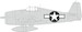Mask F6F-3 Hellcat US National Insignia (Eduard) ex996