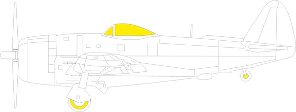 Mask Republic P47D-25 Thunderbolt TFace (Mini Art) EX998