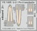 Detailset Polikarpov U2/Po2 Seatbelts (ICM) FE1005