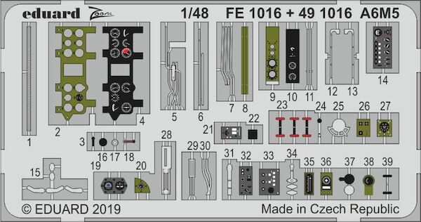 Detailset Mitsubishi A6M5 Zero (Tamiya) FE1016
