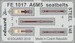 Detailset Mitsubishi A6M5 Zero Seatbelts (Tamiya) FE1017