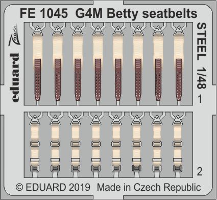 Detailset G4M Betty Seatbelts (Tamiya)  fe1045