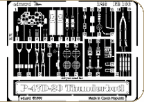 Detailset Republic P47D-20 Thunderbolt (Hasegawa)  FE106