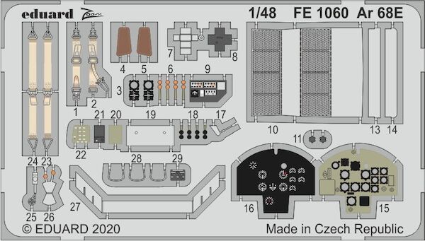 Detailset Arado AR68E (Roden) FE1060