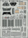 Detailset Messerschmitt BF109E-1 (Eduard - weekend) FE1071