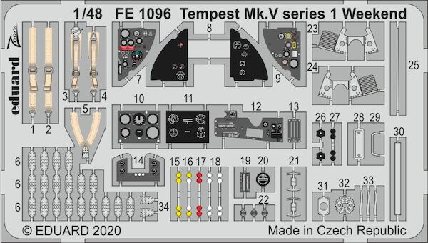 Detailset Tempest MKV Series 1 (Eduard) FE1096