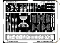 Detailset Lockheed P38 Lightning (Academy)  FE111