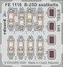 Detailset North-American B-25D Mitchell Seatbelts (Accurate Miniatures, Revell) FE1118