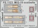 Detailset Mikoyan Mig19 Seatbelts (Eduard, Trumpeter) FE1123