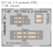 Detailset Ilyushin IL2 Seatbelts (Zvezda) FE1146