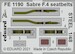 Detailset Sabre F4 Seatbelts (Airfix) FE1190