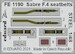 Detailset Sabre F4 Seatbelts (Airfix) FE1190