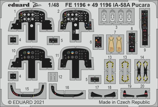 Detailset FMA IA58A Pucara (Kinetic)  FE1196