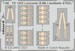 Detailset Lancaster B MK1 Seatbelts - steel (Hong Kong Models) FE1202