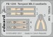 Detailset Hawker Tempest MKII Seatbelts (Eduard) FE1208