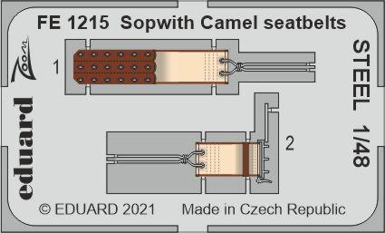 Detailset Sopwith Camel Seatbelts (Eduard) FE1215