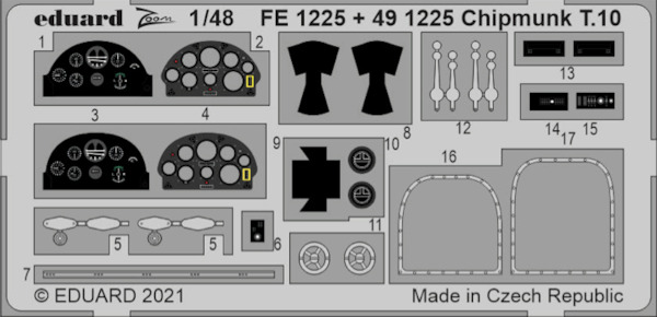 Detailset Chipmunk T10 (Airfix)  FE1225