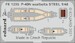 Detailset Curtiss P40N Warhawk Seatbelts (Academy/Accurate/Italeri) FE1235