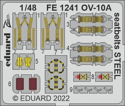 Detailset OV10A Bronco Seatbelts (ICM)  FE1241