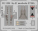 Detailset Sukhoi Su27 Flanker  Seatbetls (Great Wall Hobby) FE1250