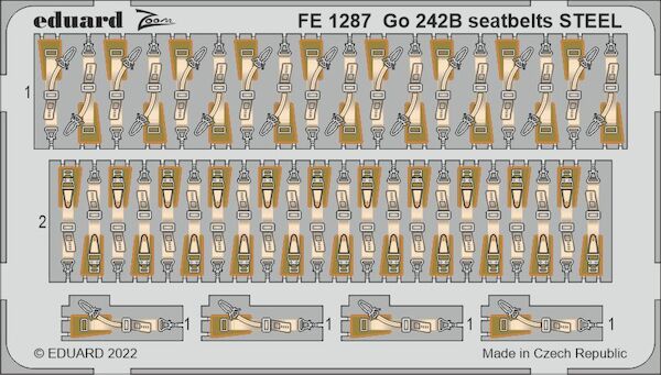 Detailset Gotha Go242B Seatbelts (ICM)  FE1287