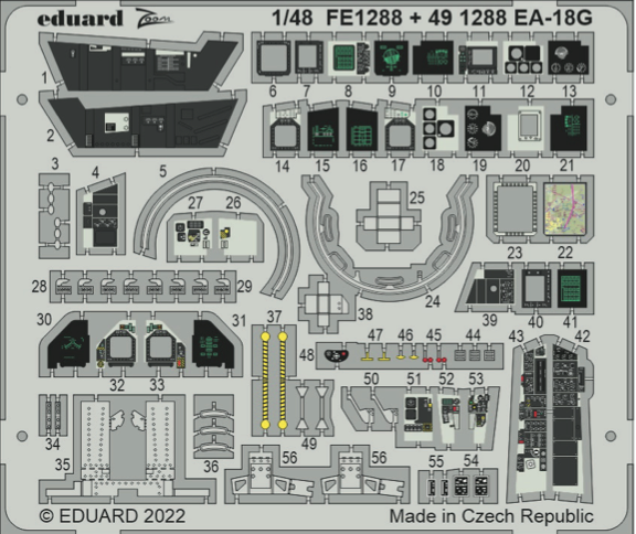 Detailset EA18G Growler (MENG) FE1288