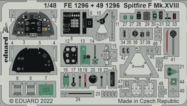 Detailset Spitfire F. MKXVIII (Airfix)  FE1296