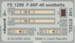 Detailset North American F86F-40 Sabre Seatbelts (Airfix) FE1299