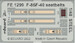 Detailset North American F86F-40 Sabre Seatbelts (Airfix) FE1299