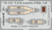 Detailset Republic P47N Thunderbolt Seatbelts (Academy) 