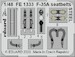 Detailset F35A Lightning II Seatbelts (Tamiya) FE1333